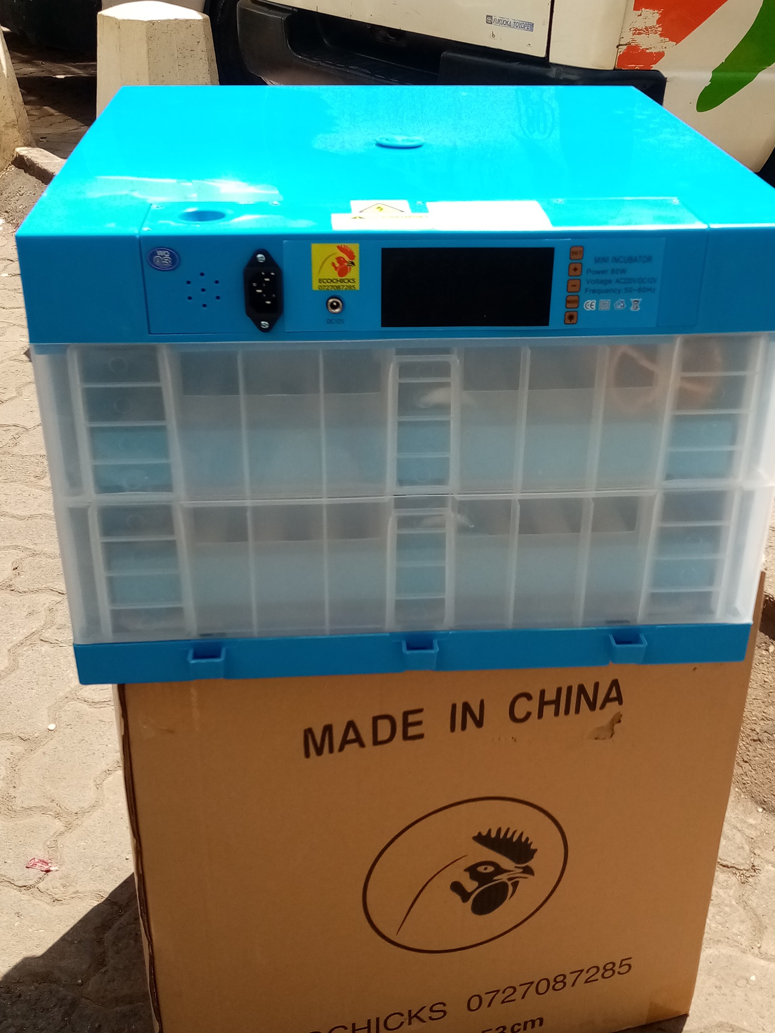 128 Eggs Incubator Automatic Turning Eggs Hatching Machine with Temperature & Humidity Control for Hatching Chicken Goose Duck